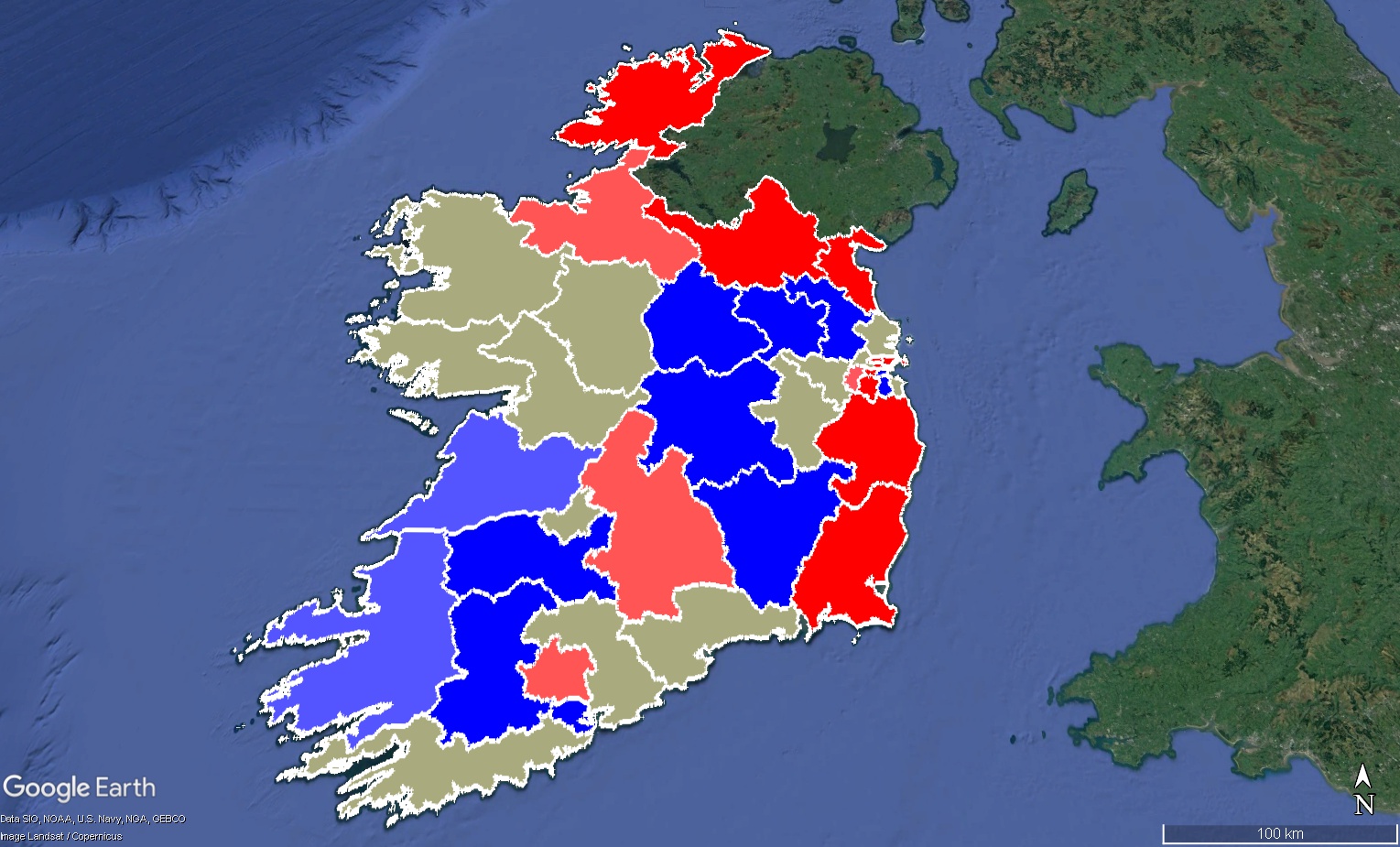 Poll Average 1 FEB 2023 Ireland Constituencies